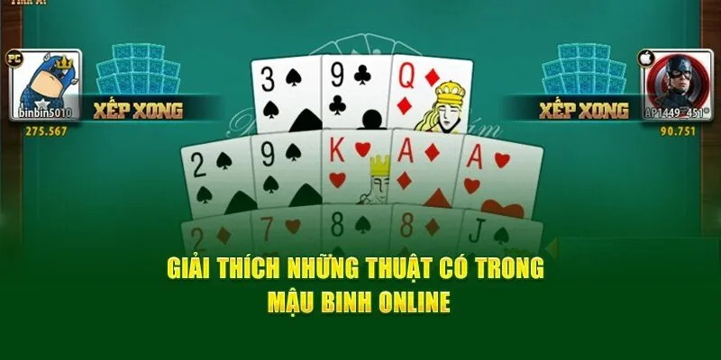 Giới thiệu các tổ hợp bài có trong mậu binh trực tuyến Giới thiệu các tổ hợp bài có trong mậu binh trực tuyến